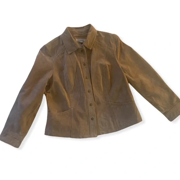 Coldwater creek cheap leather jacket